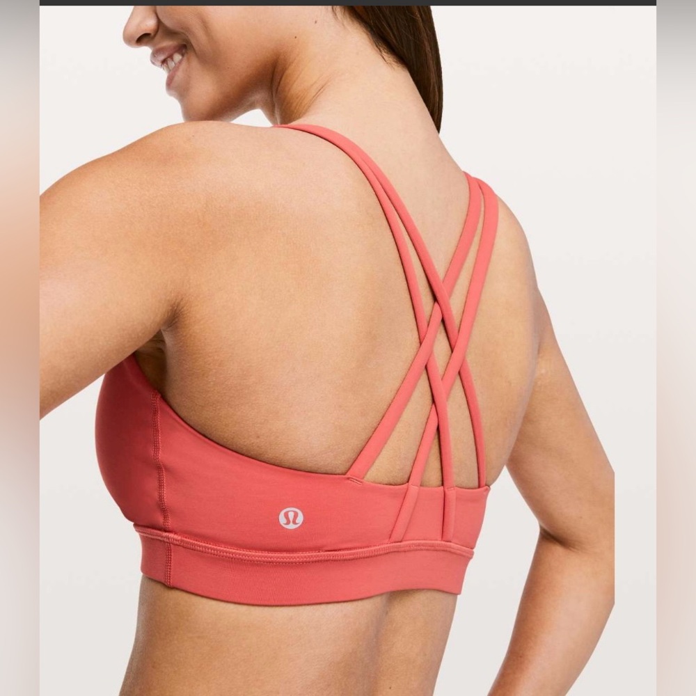 Lululemon Energy Bra -

Poppy Coral
